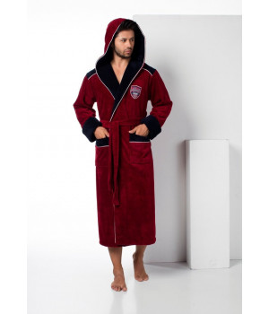 Махровый халат с капюшоном из бамбука Atletic Sport (EN 2810)
