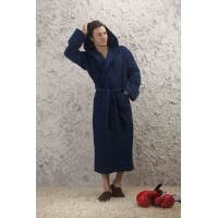 Мужской махровый халат с капюшоном SPORT&Life (Е 901-1)