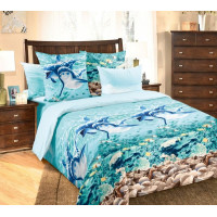 КПБ Дельфины Бязь Чебоксарский Текстиль