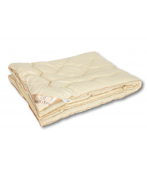Одеяло из овечьей шерсти Альвитек "Модерато-Эко" 140х205 классическое-всесезонное