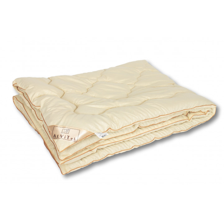 Одеяло из овечьей шерсти Альвитек "Модерато-Эко" 172х205 классическое-всесезонное