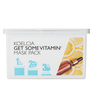 Тканевая маска с витамином С, 30шт, KOELCIA