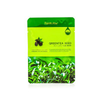 Тканевая маска для лица с экстрактом семян зеленого чая, 23мл, FarmStay