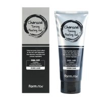 Отшелушивающий гель с углем, 180мл, FarmStay